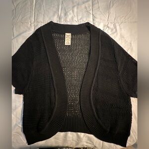 Women’s Faded Glory Black Shrug size 4X